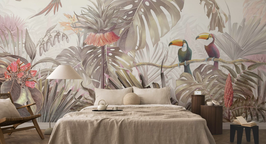 Birds of Paradise Wallpaper Mural