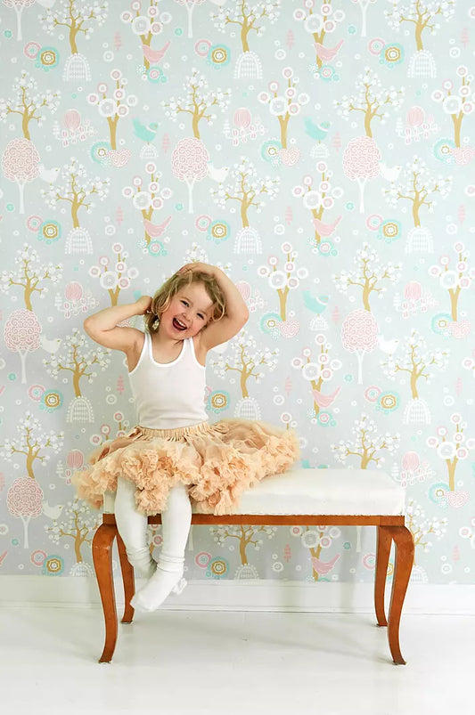 kids playroom wallpaper