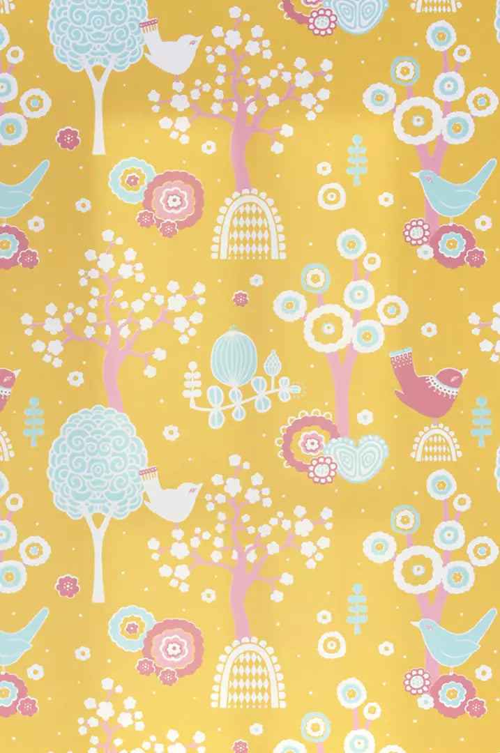 kids yellow wallpaper