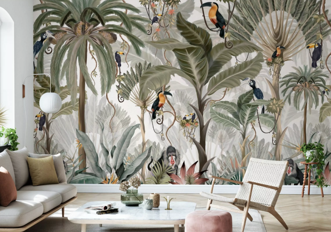 Exotic Jungle Wallpaper Mural