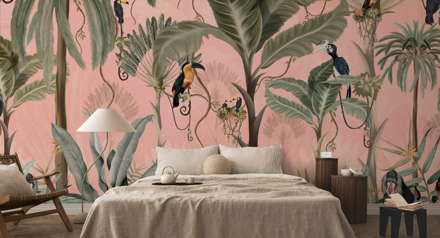 Exotic Jungle Wallpaper Mural